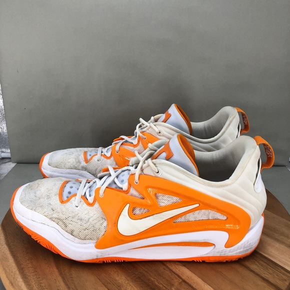 Nike KD15 Tennessee Player Issued 2022 Home White Orange Basketball Shoes Men 17 main image 8